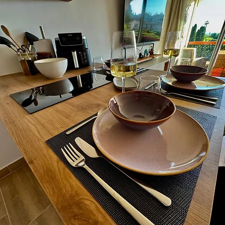 아파트 Elegant Et Vue Au Boucanet
